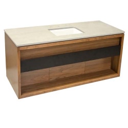 custom stone top bath vanity unit