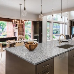 granite luna pearl countertop supplier in China