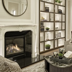 hand carved marble fireplace mantel reproduction