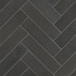 herringebone basalt honed tiles