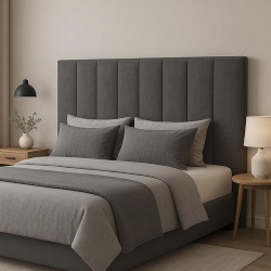 high density foam upholstered headboard padded