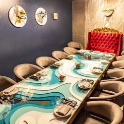 laminated glass tabletop