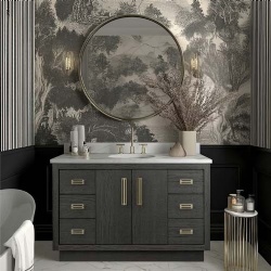 made to order bathroom vanity with marble top