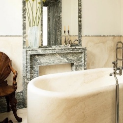 marble fireplace mantel and surrounds design and build