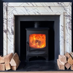 modern look of marble fire mantels