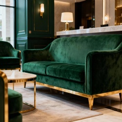 soft velvet upholstery furniture