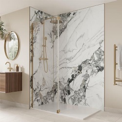 stone look SPC shower wall panels