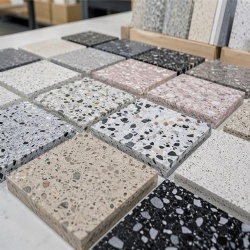 terrazzo vanity top sample kit for interior designers