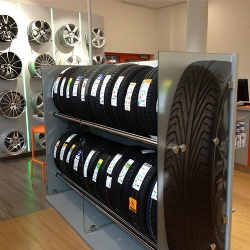 tire and wheel display furniture for auto dealership showroom