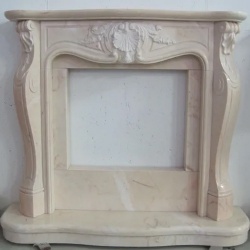vast selection of fireplaces crafted from exquisite marbles