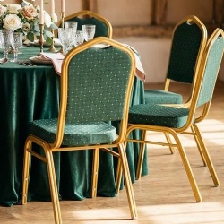 velvet banquet chair