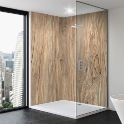 wood grain SPC shower wall panels